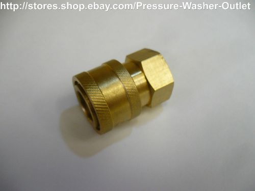 1/4&#034; quick connect socket (brass) for pressure washer hose  3600 psi 8.750-695.0 for sale