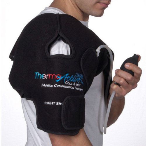 Thermoactive hot/cold &amp; compression shoulder support right 6047-rt for sale