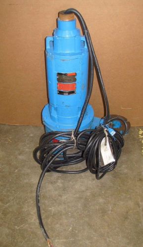Goulds hsu 3x3-8 cast iron  5hp 5 hp 230/460v 3ph 3&#034; submersible pump rebuilt for sale