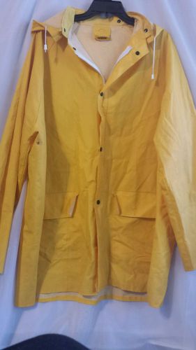 Industrial Work Wear high visibility Bright yellow Raincoat  XXL