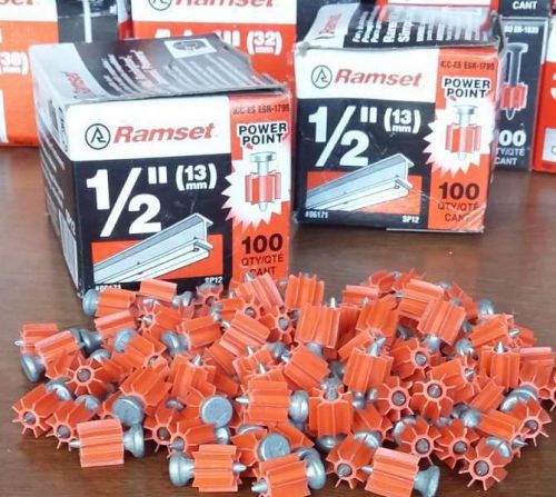 1/2&#034; RAMSET Nails Low Velocity Fasteners Hilti Remington Simpson Jamerco Powers