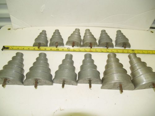 Electric Motor Coil Winding Head Set-Single Phase-Round-Set of 6, 1-2-2-3-4-5
