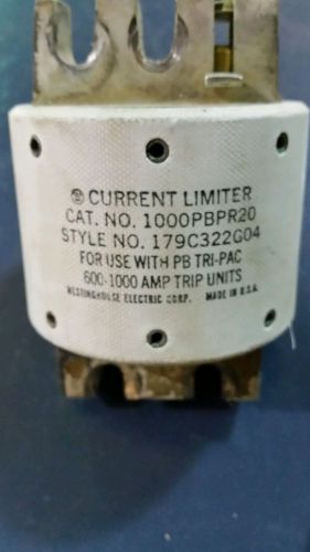 Westinghouse 1000PBPR20 Tri-Pac Current Limiter, Used