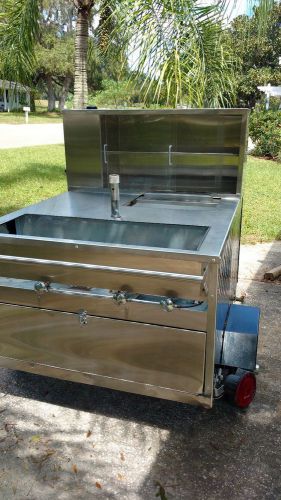 Stainless steel hot dog/food cart in great shape for sale