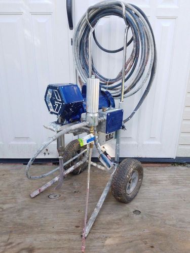 Graco em-490 electric airless paint sprayer, hose and graco paint gun for sale