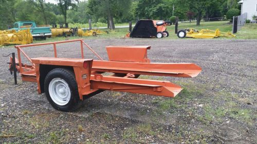 Ditch witch trailer s4 tilts for easier loading single axle pintle hook used for sale