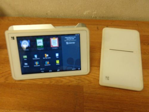 CLOVER C201 POS Tablet w/5 GB Ram Android 4.4.2 Credit Card Reader P200 Printer