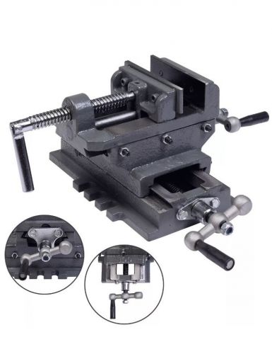 New 4&#034; Cross Drill Press Vise X-Y Clamp Machine Slide Metal Milling 2 Way HD