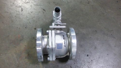 SHARPE 3&#034; STAINLESS 2-WAY BALL VALVE #1020741J CF8M CLASS:150 FIG:50116 USED