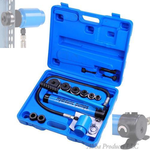 1/2&#034; - 2&#034; industrial 6 die hydraulic conduit hole punch driver knockout kit tool for sale