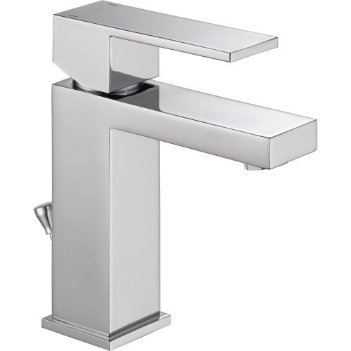 Delta ara single handle centerset lavatory faucet with drain for sale