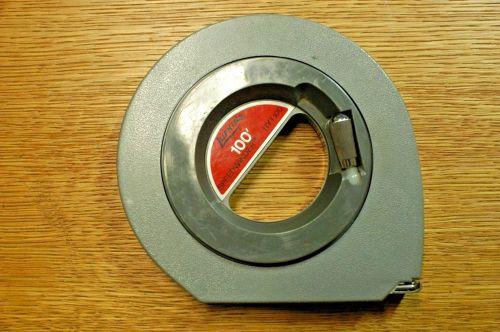 Lufkin HYT100 100 ft Speedwinder Steel Measuring Tape on Reel, Crank Retractable