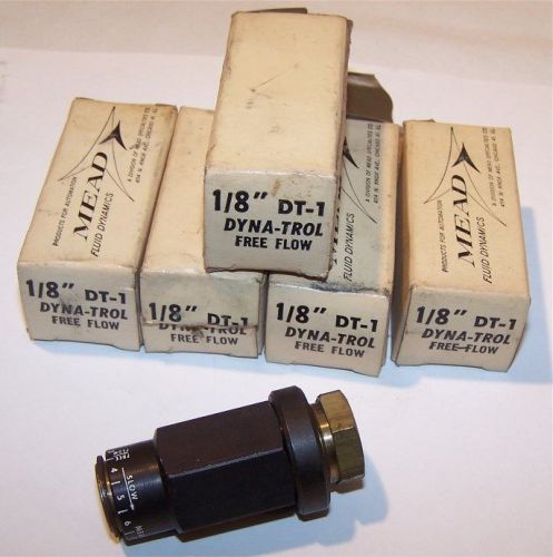 5 MEAD Dyla-Trol DT-1 Inline Flow Control New Old Stock