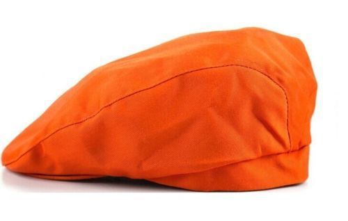 NEW The Cafe Attendant Hat Men&#039;s and Women&#039;s Orange Chef Beret Hat
