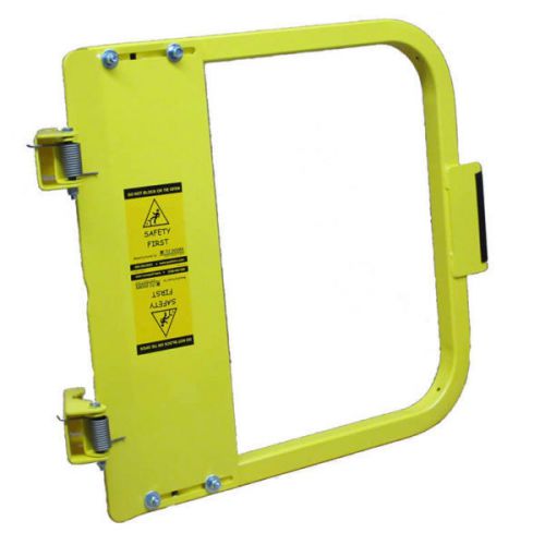 Ps doors lsg-27-pcy ladder safety gate mild carbon steel, powder coat yellow new for sale