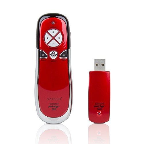 Satechi sp800 smart-pointer (red) 2.4ghz rf wireless presenter with mouse for sale