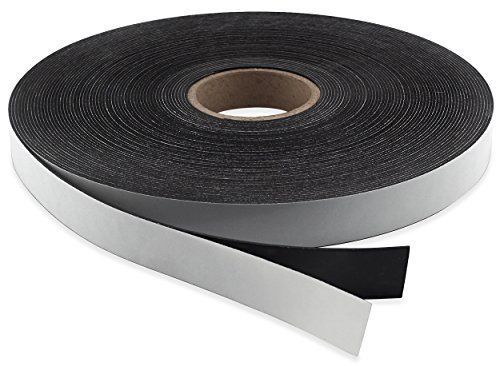 Master magnetics flexible magnet strip with adhesive back , 1/16&#034; thick, 1&#034; 50 - for sale