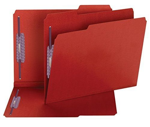 Smead pressboard fastener file folder with safeshield? fasteners, 2 fasteners, for sale