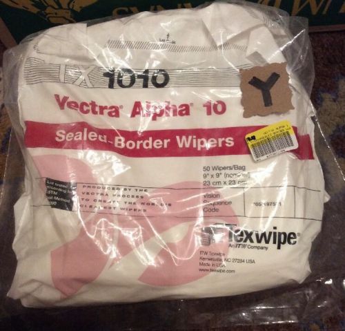 NEW ITW TEXWIPE TX 1010 VECTRA ALPHA 10 VECTRA SEALED BORDER WIPERS