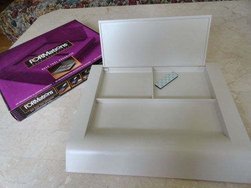 New formations desk tool organizer - 3 compartments - putty for sale