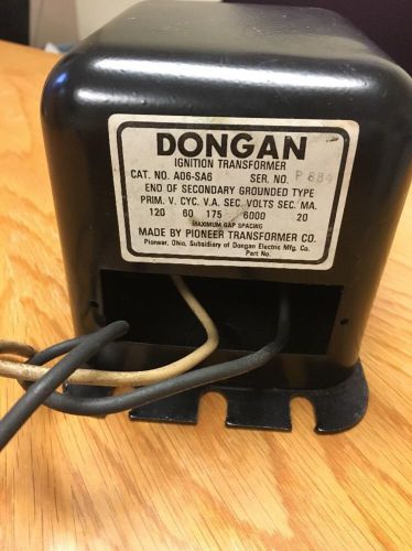 Dongan Interchangeable Ignition Transformer A06-SA6 Cat No