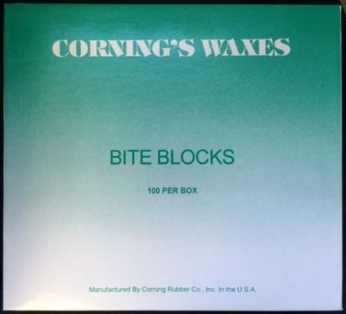 Corning bite block wax for sale