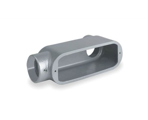 3/4&#034; emt lb conduit body set screw ctype aluminium box of 10 (new) for sale