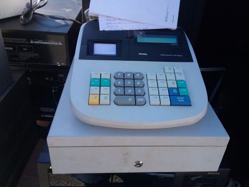 Royal 435DX Electronic Cash Register low use fine working order keys manuals