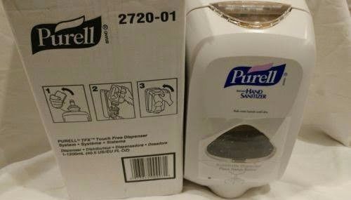PURELL 2720-01 TFX Touch Free Hand Sanitizer Dispenser, Dove Gray