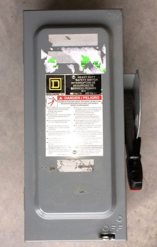 Square D H361 600 Volt  Fusible Safety Switch