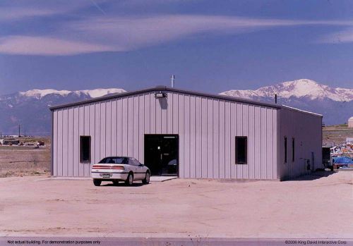 Thunderbolt Steel Buildings 30&#039; x 40&#039; x 14&#039; Steel Garage Kit