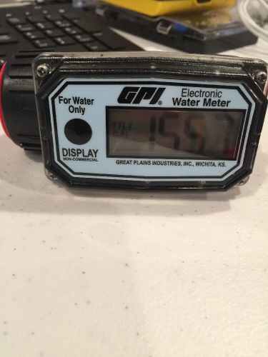 GPI 01N31GM 113255-4 Nylon Digital Turbine Fuel Flowmeter 3-30 GPM