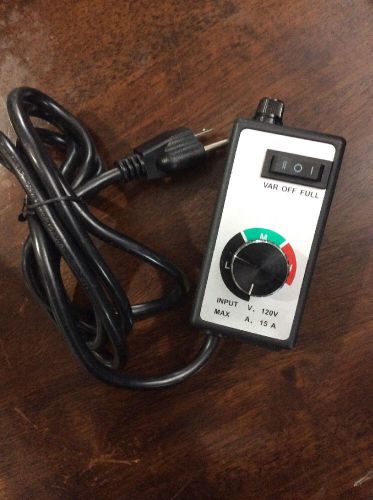 Universal variable voltage router fan speed control controller 120v ac 15 amps for sale