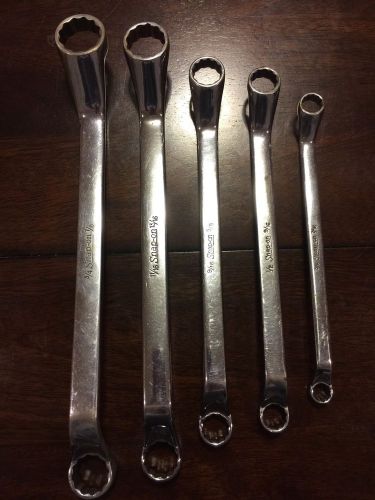5 Piece Snap-on Boxed End Wrench Set 3/8 - 7/8