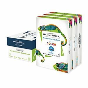 Hammermill Cardstock Premium Color Copy 100 lb 17 x 11-3 Pack 750 Sheets - 10...