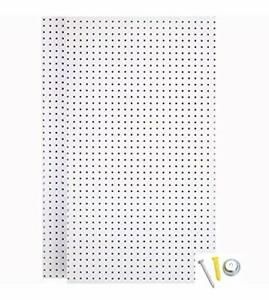 Triton Products PEG2-WHT Wall Ready White Pegboards 2 24 In. W x 42 In. H x 1...