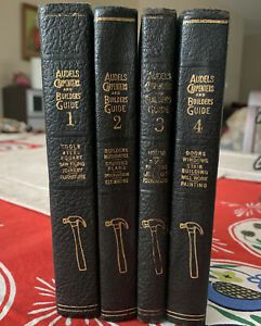 1948 AUDELS CARPENTERS AND BUILDERS GUIDE Volumes 1, 2  3 &amp; 4 classic reference