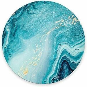Marble Swirls (Turquoise Abstract Marine Art Marble Swirls and Agate Ripples)