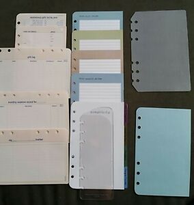Franklin Covey Compact Planner Pages &amp; Bookmark*Simplicity*Address/finance/blank