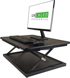 Uncaged Ergonomics CHANGEdesk Mini Small Standing Desk Converter Simple Height