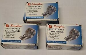 3 x Swingline 5000 Staple Cartridge #50050 Replacement For Electric Stapler