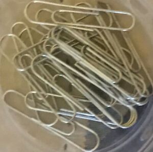 Pen + Gear Recycled Paper Clips, Smooth Finish, Silver, #1 Size, 100/Box