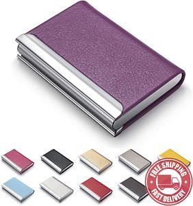 MAZYPO  Business  Card  Holder  Name ,  Multi  Cards  Case ,  Purple  Luxury  PU