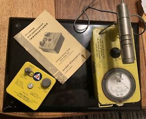 Vintage Geiger Counter With Manual