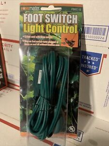 Home Master Foot Switch Light Control 12 ft cord Easy Light Switch