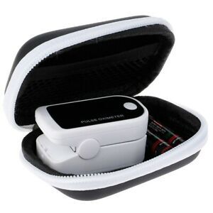 Finger Pulse Oximeter Storage Case Box Heart Rate Monitor Zipper Cover Bag Pouch