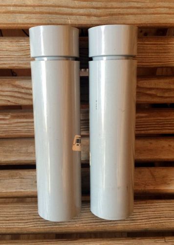 Lot of 2 - 1 1/2&#034; pvc conduit expansion joint coupling fitting 1.5&#034; cantex for sale