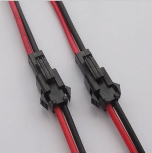 Pro 10set 2pin10cm waterproof female to male jst connector wire led light strips for sale