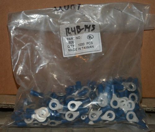 ~ 350 Penn-Union Ring Terminal Lug Connectors R4B-14S 16 to 14 Gauge Wire 1/4&#034;