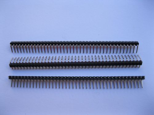300 pcs 2.54mm breakable pin header angle 1x40 40pin male single row strip for sale